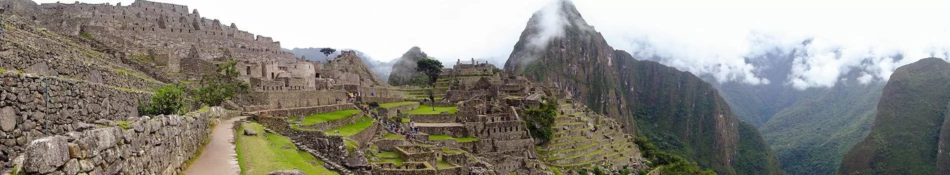Machu Picchu i løpet av dagen