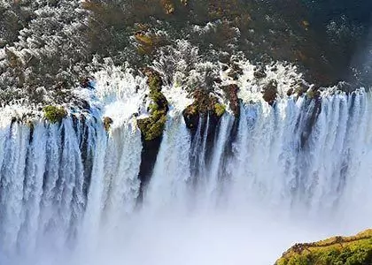Den vakre Victoria Falls sett fra luften