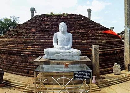 Buddha statue i minnet